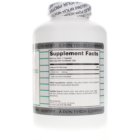 Pure L-Glutamine 500 Mg, MNT